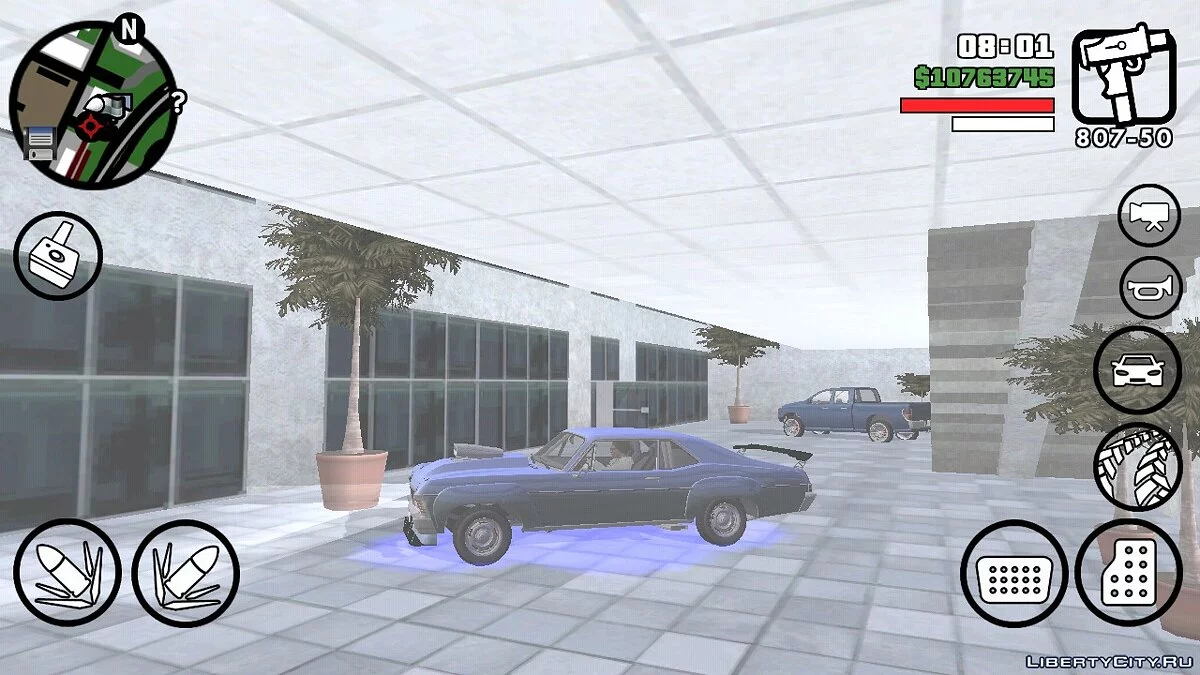 Неоновая подсветка (спавнер) / GTA San Andreas (iOS, Android)
