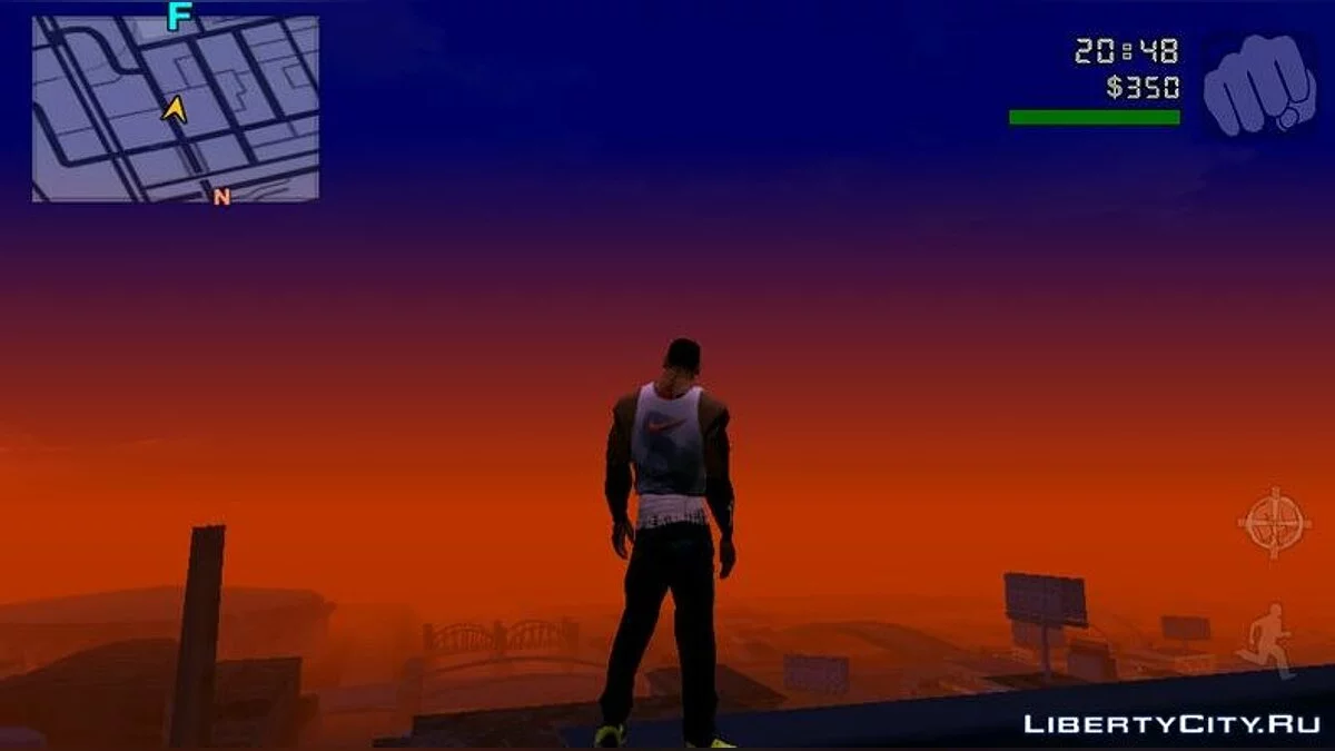 Отражение на машинах в стиле GTA 5 / GTA San Andreas (iOS, Android)