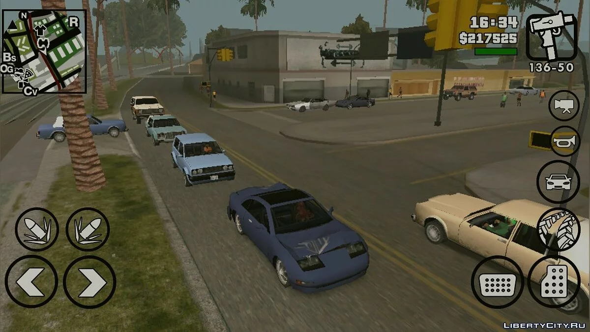 Трафик как в GTA 4 / GTA San Andreas (iOS, Android)