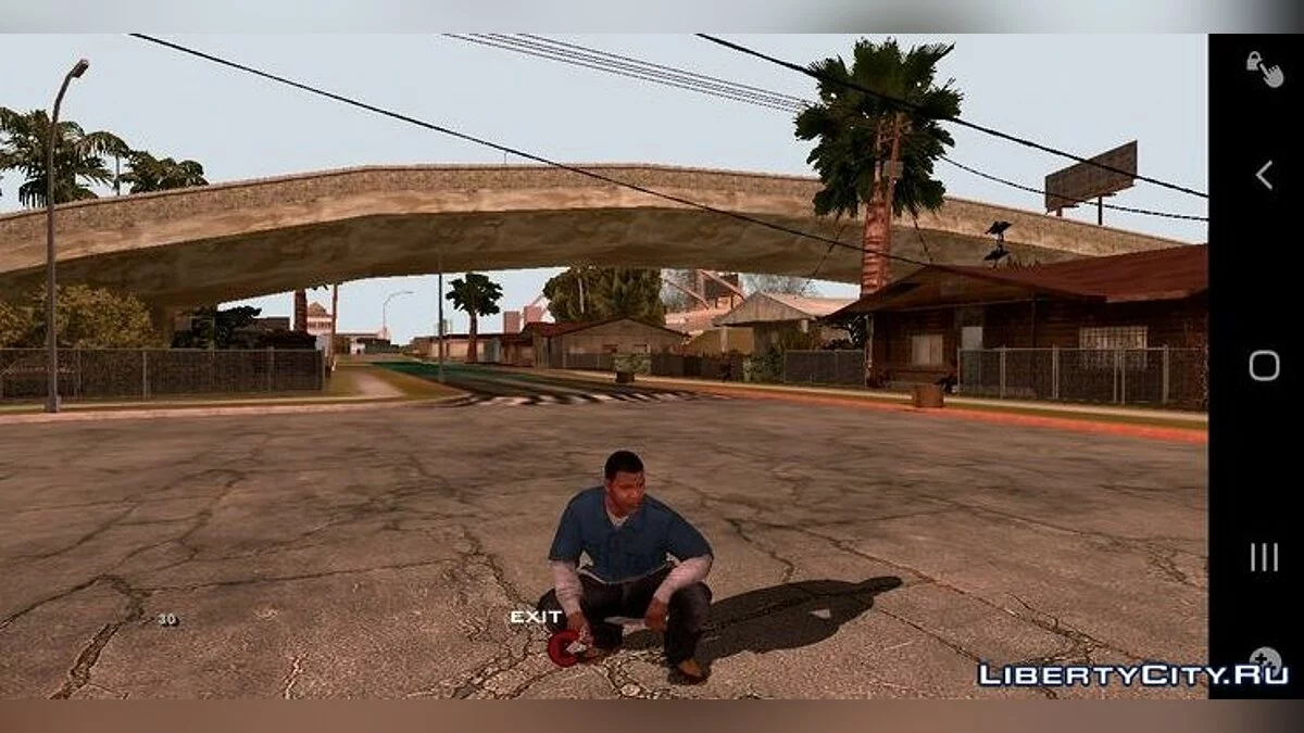 Анимация Франклина из GTA 5 / GTA San Andreas (iOS, Android)