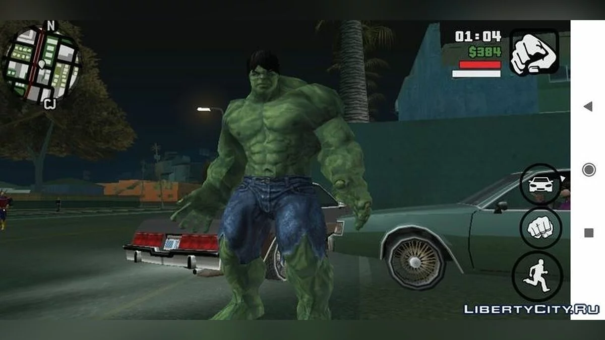 Невероятный Халк  / GTA San Andreas (iOS, Android)