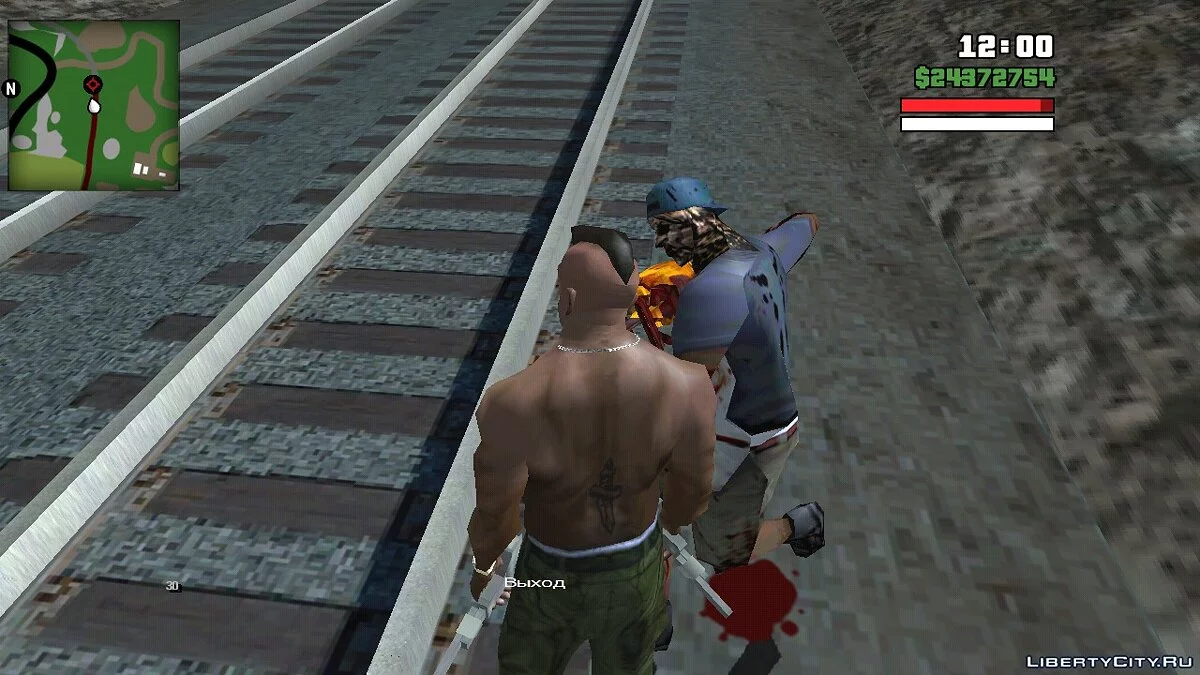 На рельсах (horror) / GTA San Andreas (iOS, Android)