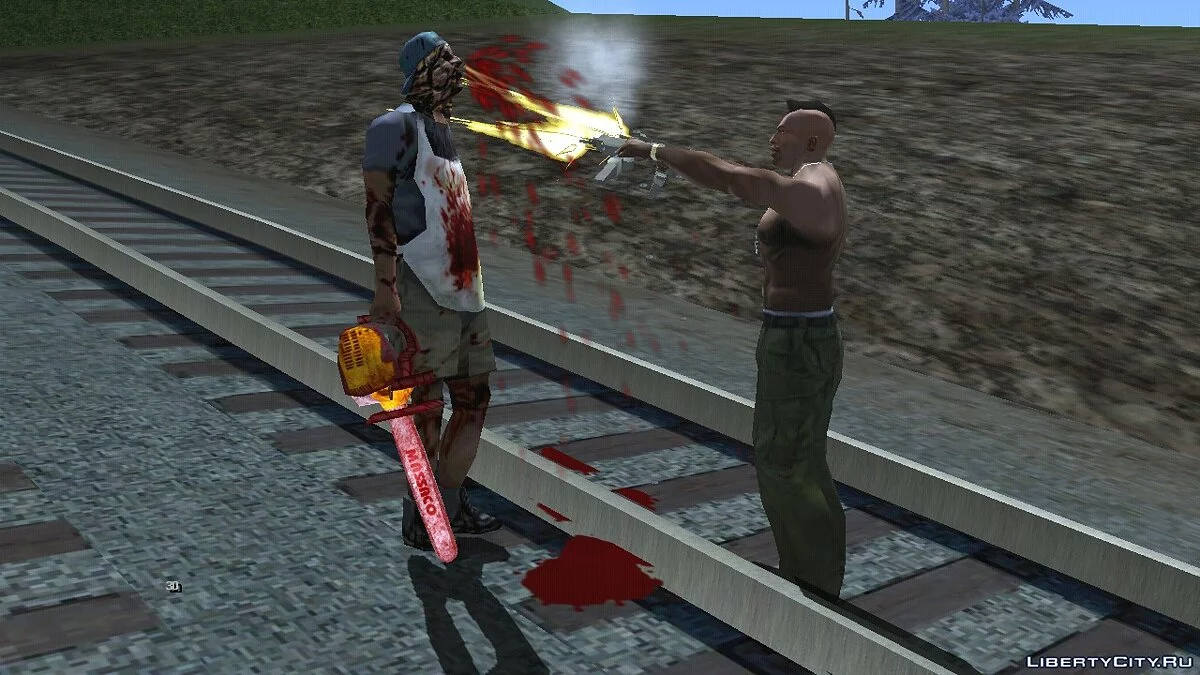 На рельсах (horror) / GTA San Andreas (iOS, Android)