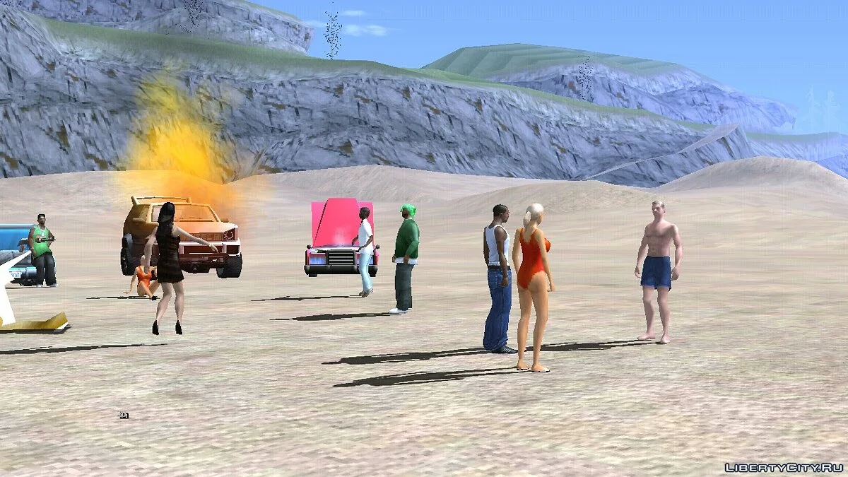 Пляжная вечеринка / GTA San Andreas (iOS, Android)