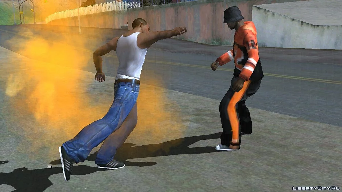 Возможность гореть / GTA San Andreas (iOS, Android)