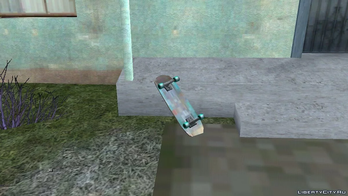 Возможность кататься на скейтборде / GTA San Andreas (iOS, Android)