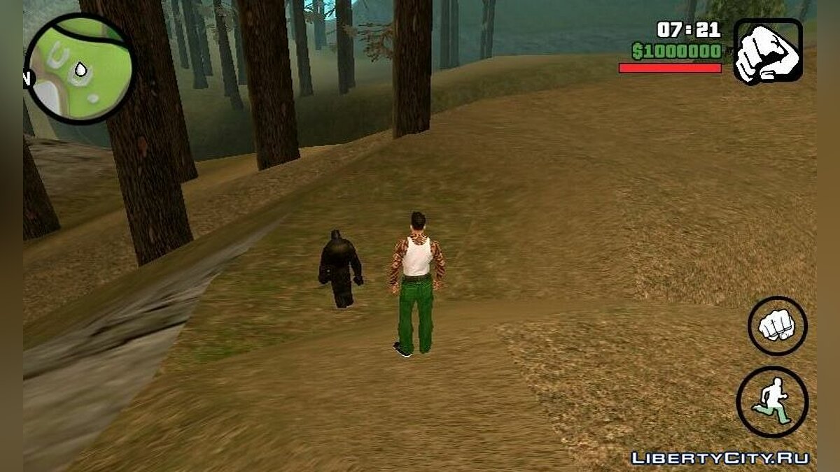 Замена bigfoot.csa в GTA San Andreas (iOS, Android) (4 файла)