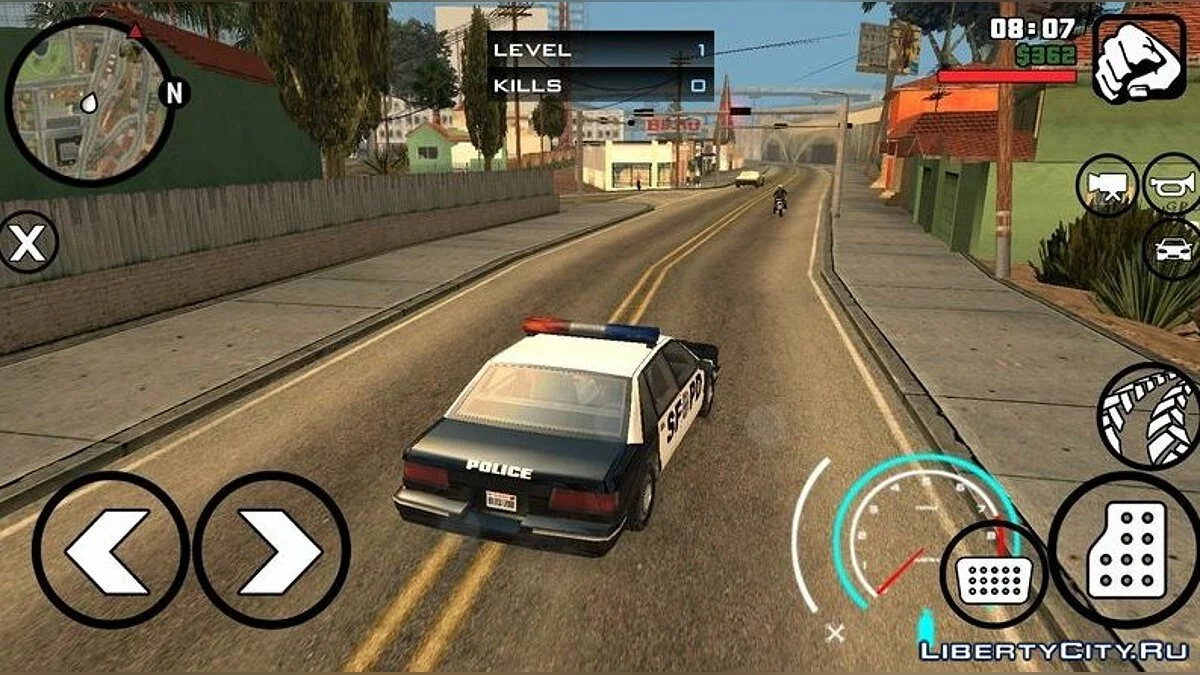 Отключение таймера на дополнительных заданиях / GTA San Andreas (iOS, Android)