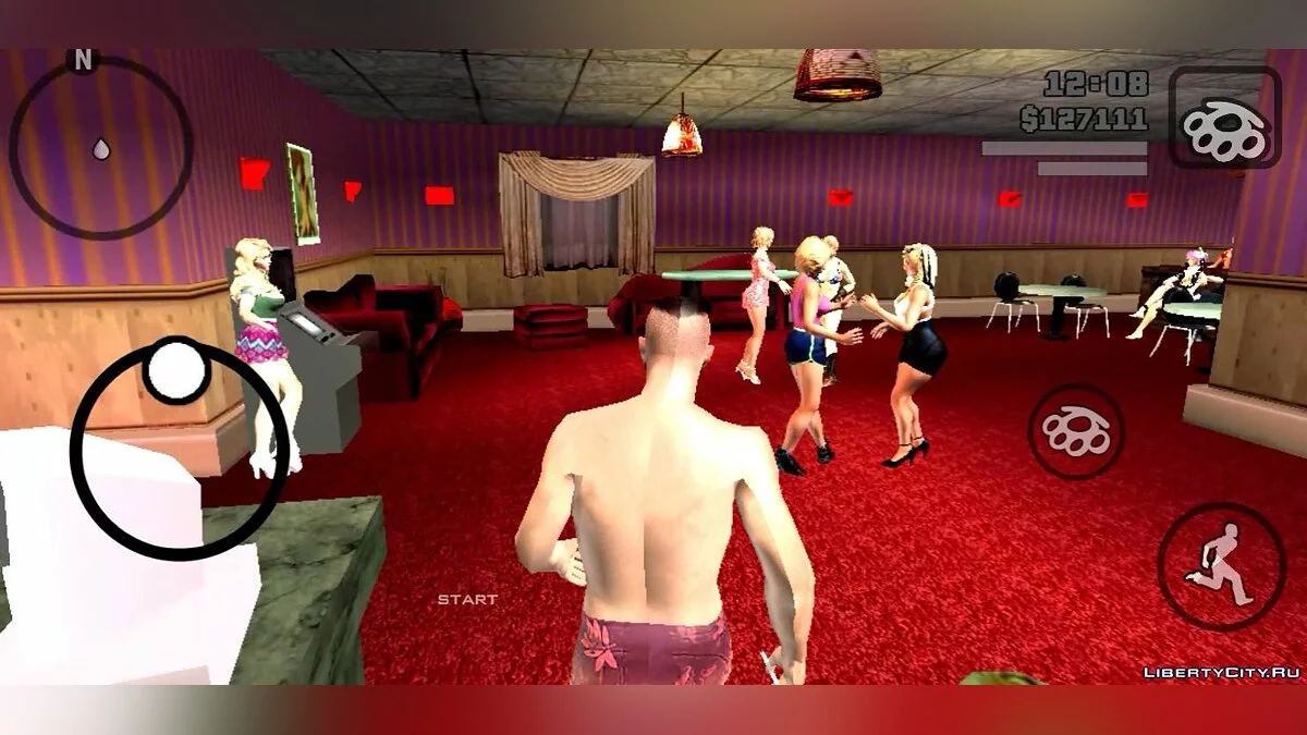 Секретная комната в стриптиз клубе / GTA San Andreas (iOS, Android)