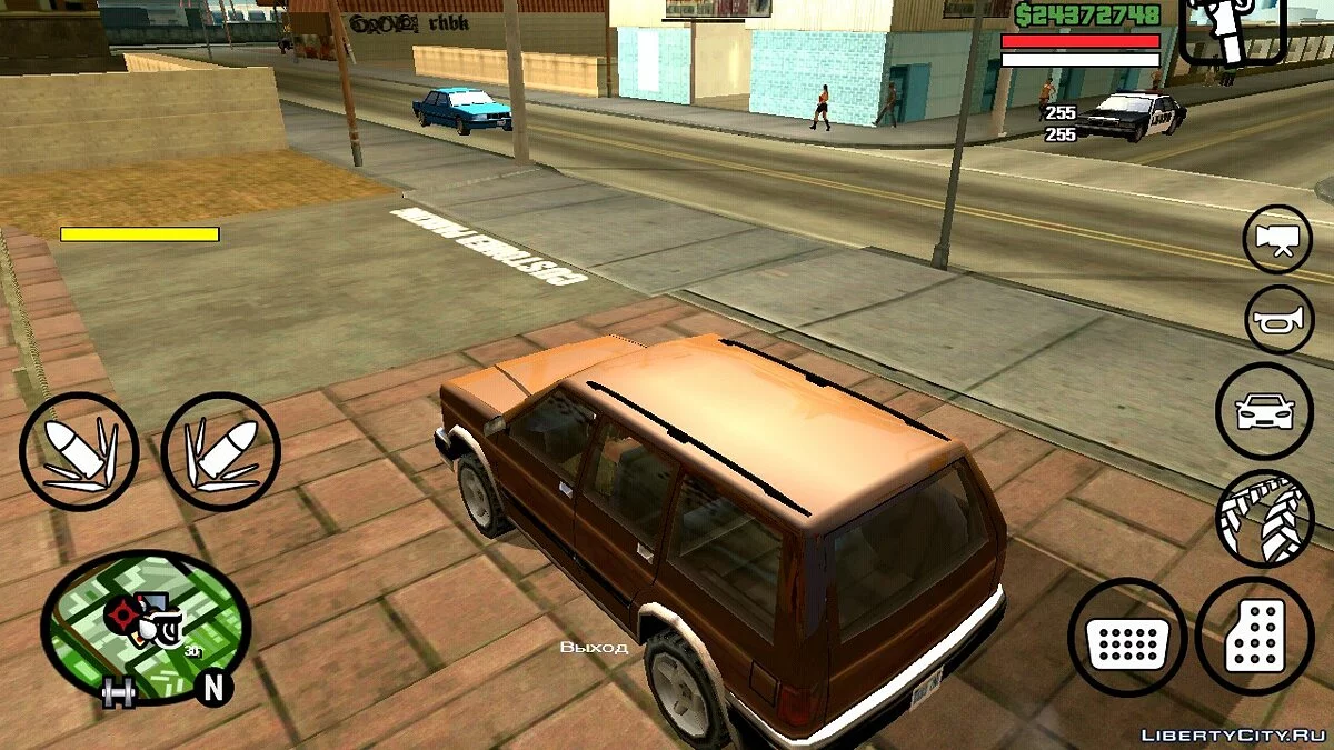 Увеличение здоровья и новые индикаторы  / GTA San Andreas (iOS, Android)