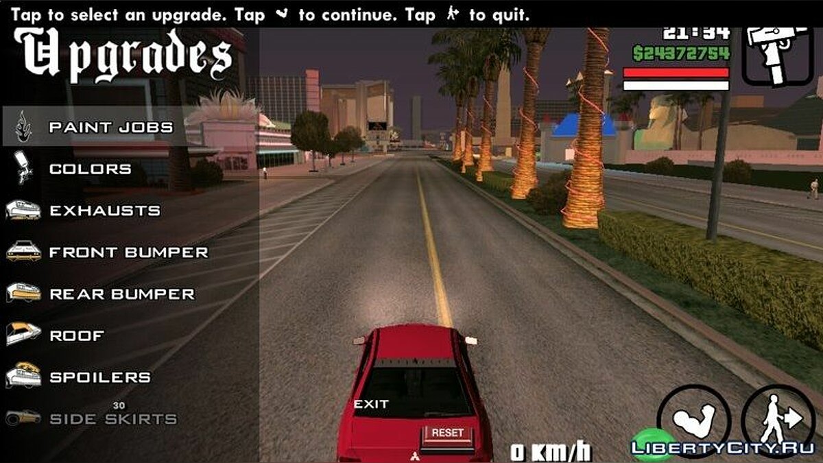 Скачать Сборник полезных скриптов для машины для GTA San Andreas (iOS,  Android)