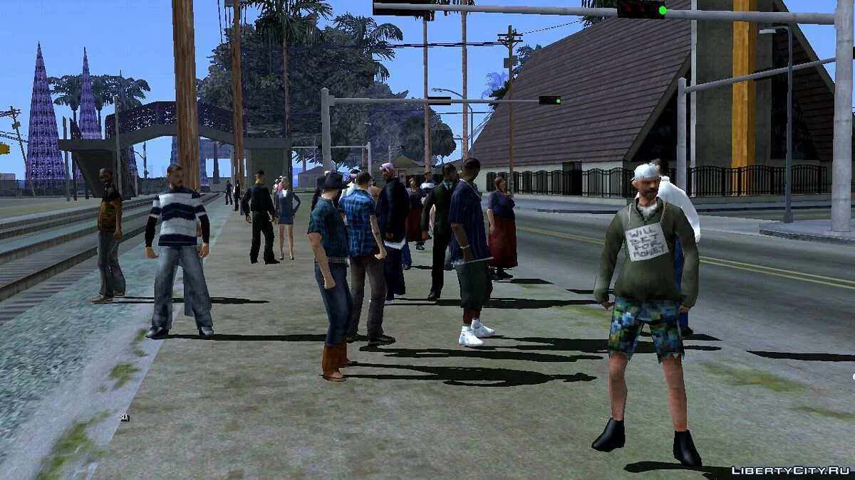 Спавн зомби / GTA San Andreas (iOS, Android)
