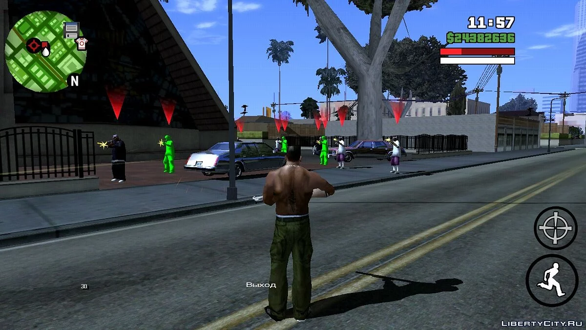 Гангстеры из Grove Street (Первый сезон, пять CLEO-миссий) / GTA San Andreas (iOS, Android)