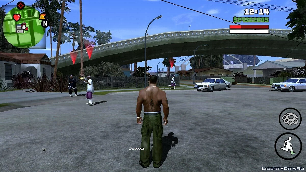Гангстеры из Grove Street (Первый сезон, пять CLEO-миссий) / GTA San Andreas (iOS, Android)