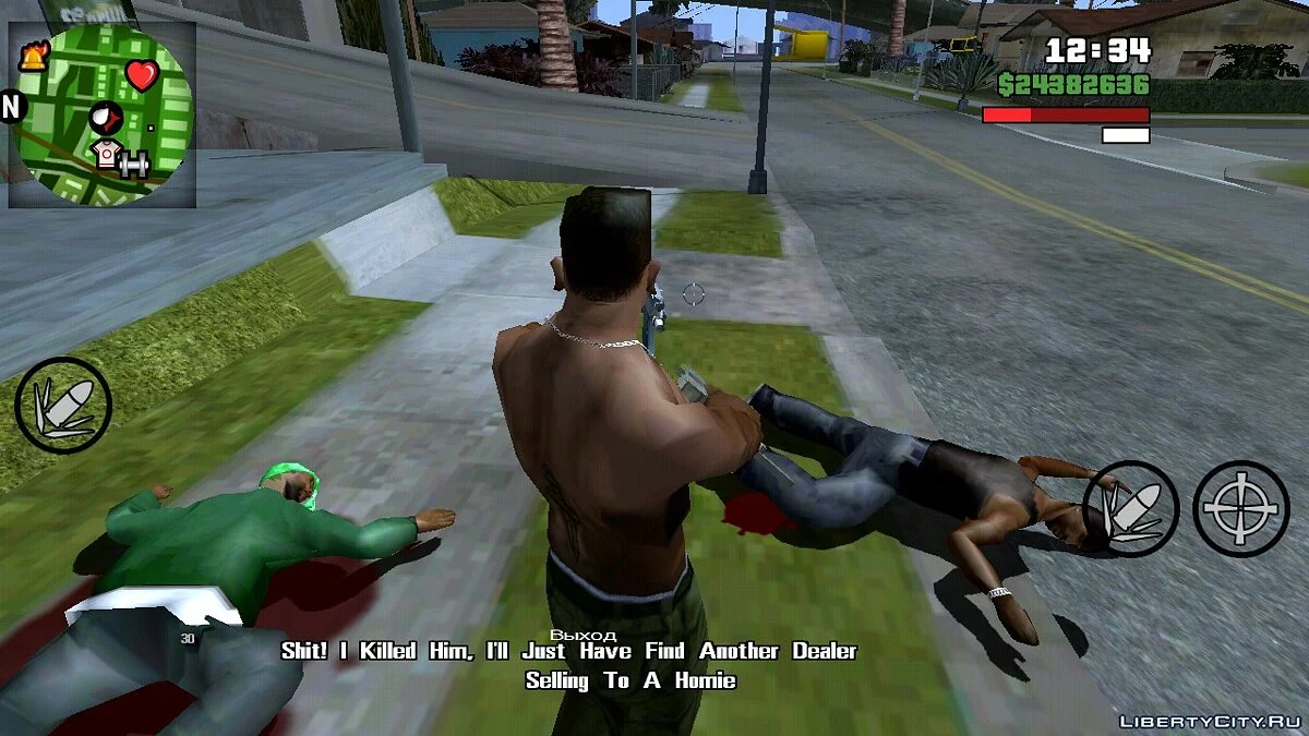 Гангстеры из Grove Street (Первый сезон, пять CLEO-миссий) / GTA San Andreas (iOS, Android)