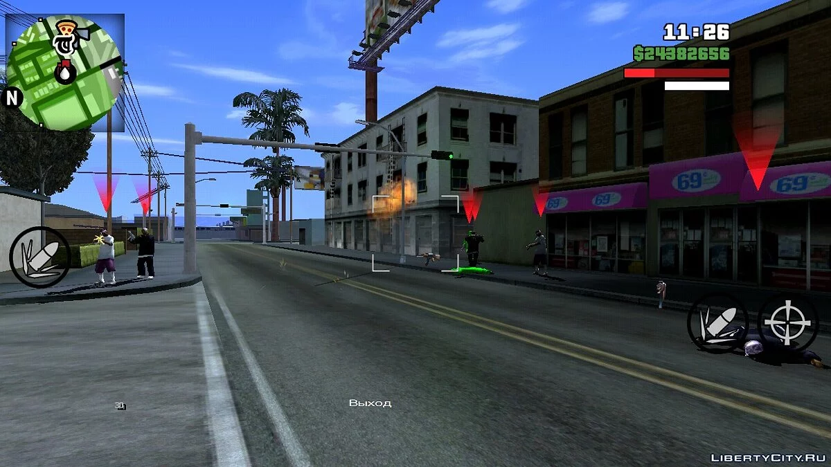 Гангстеры из Grove Street (Первый сезон, пять CLEO-миссий) / GTA San Andreas (iOS, Android)