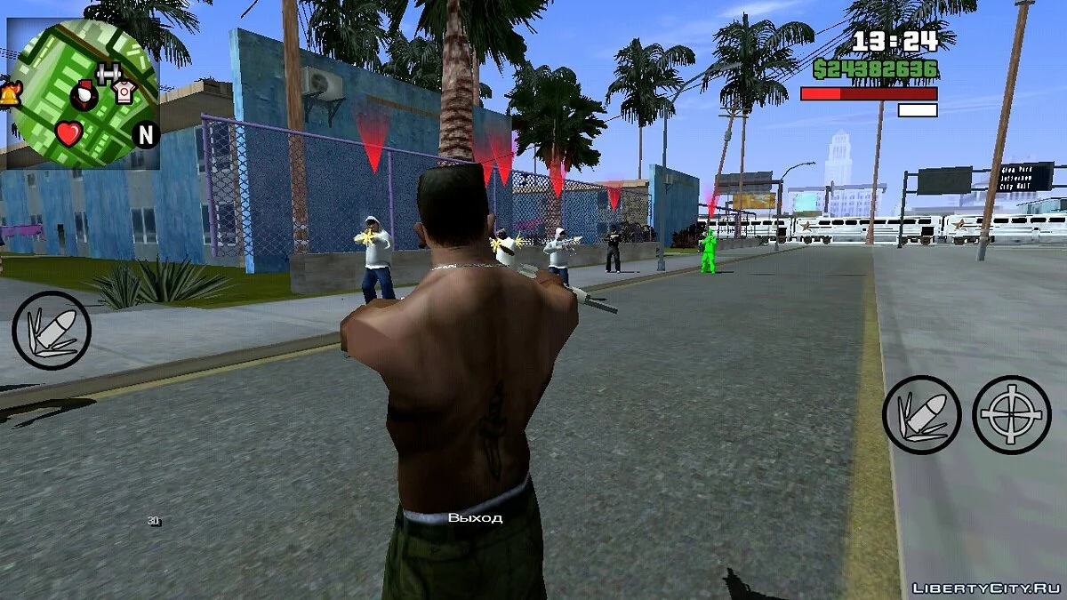 Гангстеры из Grove Street (Первый сезон, пять CLEO-миссий) / GTA San Andreas (iOS, Android)