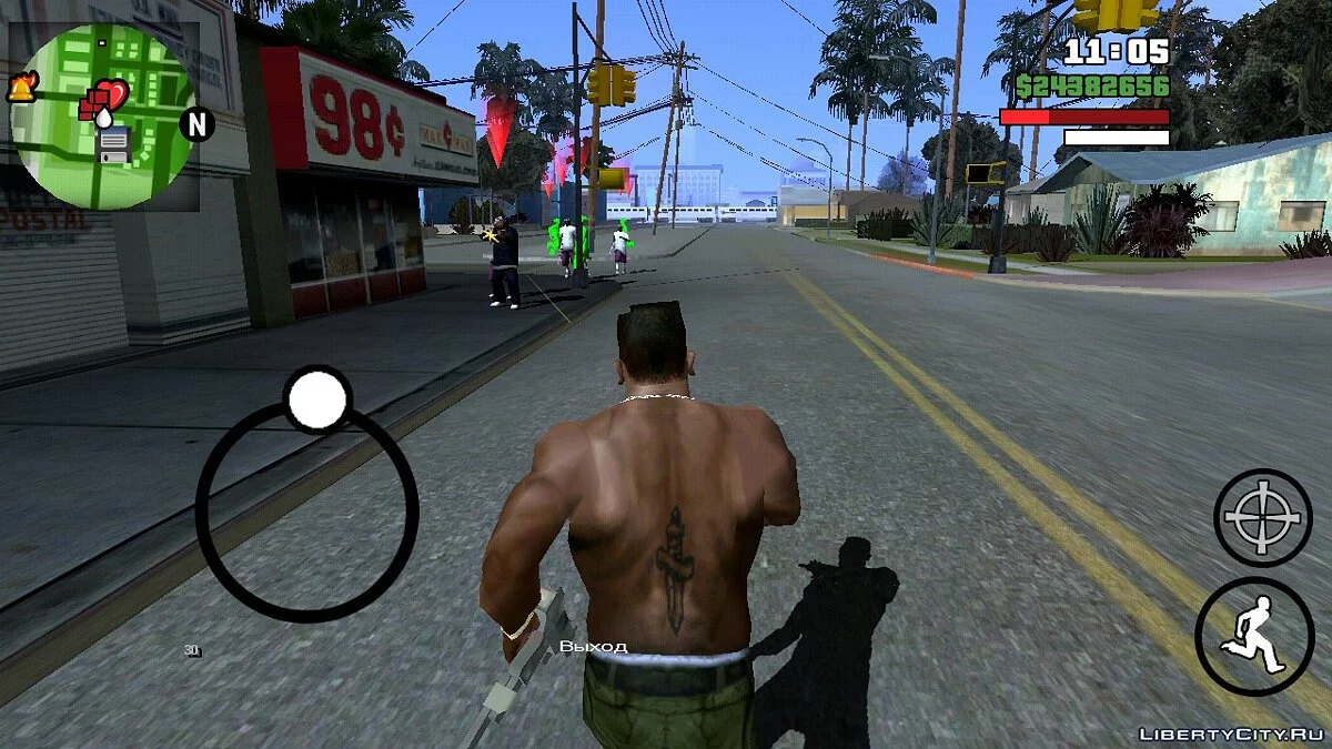 Гангстеры из Grove Street (Первый сезон, пять CLEO-миссий) / GTA San Andreas (iOS, Android)