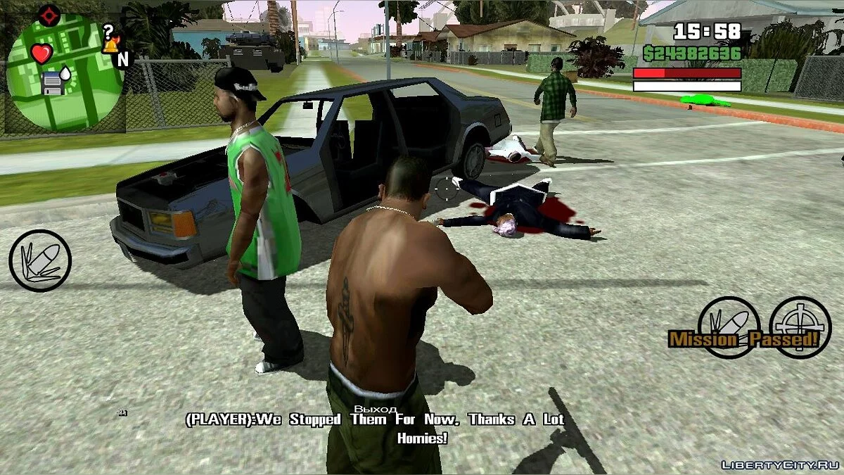 Гангстеры из Grove Street (Первый сезон, пять CLEO-миссий) / GTA San Andreas (iOS, Android)