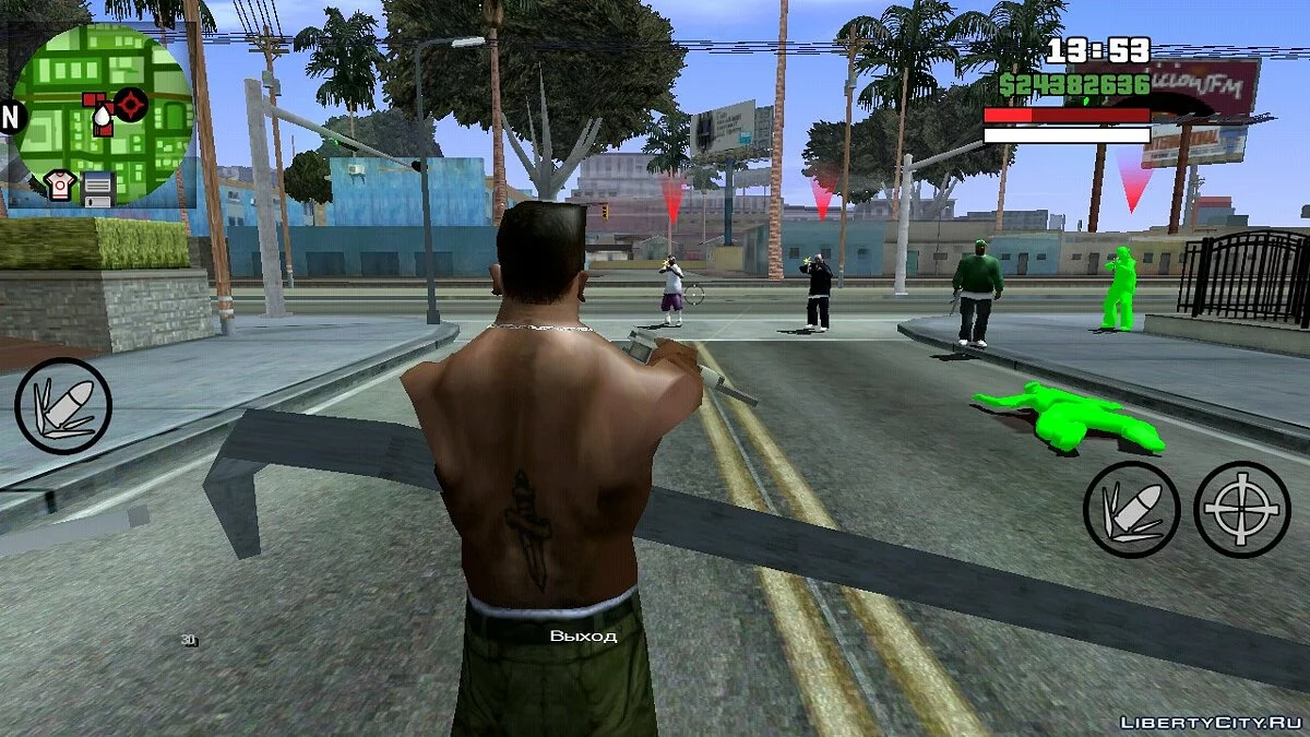 Гангстеры из Grove Street (Первый сезон, пять CLEO-миссий) / GTA San Andreas (iOS, Android)