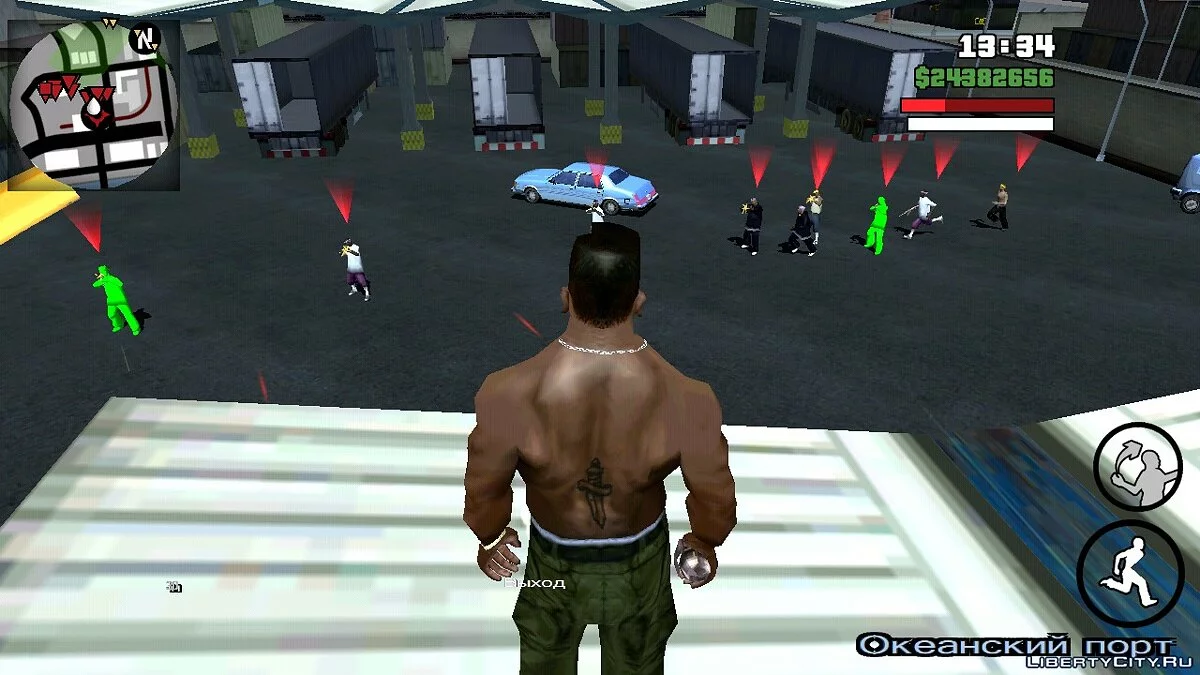 Гангстеры из Grove Street (Первый сезон, пять CLEO-миссий) / GTA San Andreas (iOS, Android)