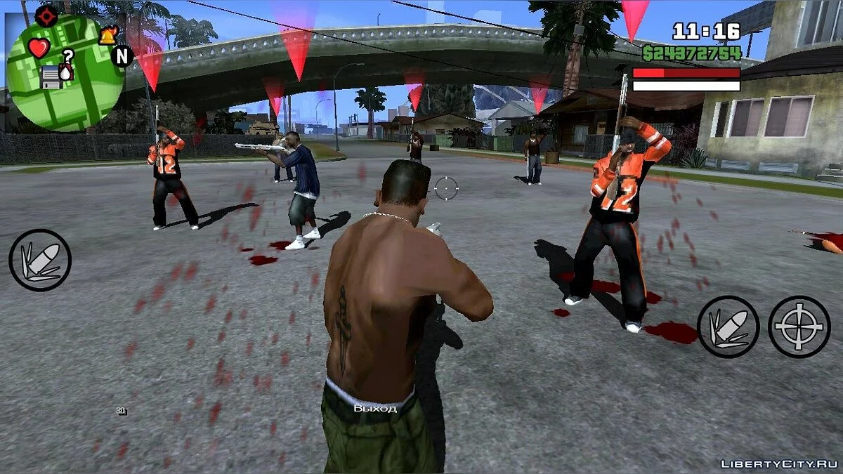 Матч смерти на Grove Street (CLEO-миссия) / GTA San Andreas (iOS, Android)