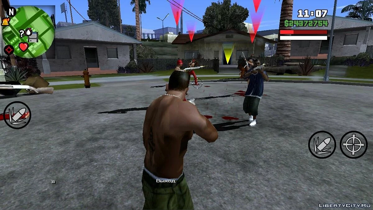 Матч смерти на Grove Street (CLEO-миссия) / GTA San Andreas (iOS, Android)
