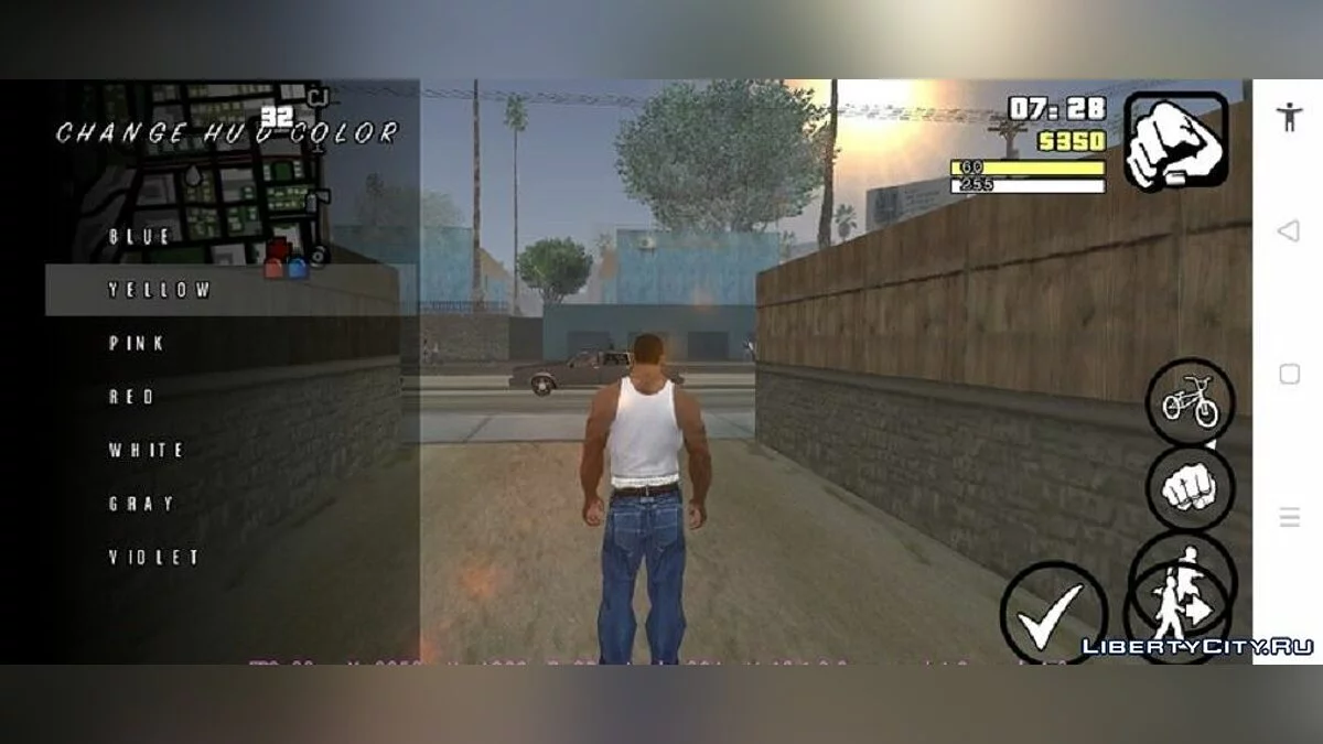 Менять цвет худа / GTA San Andreas (iOS, Android)