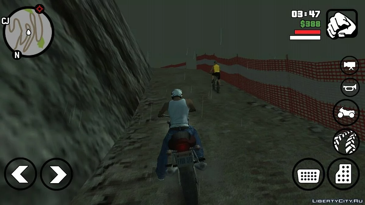 Велосипедист на горе Чилиад / GTA San Andreas (iOS, Android)