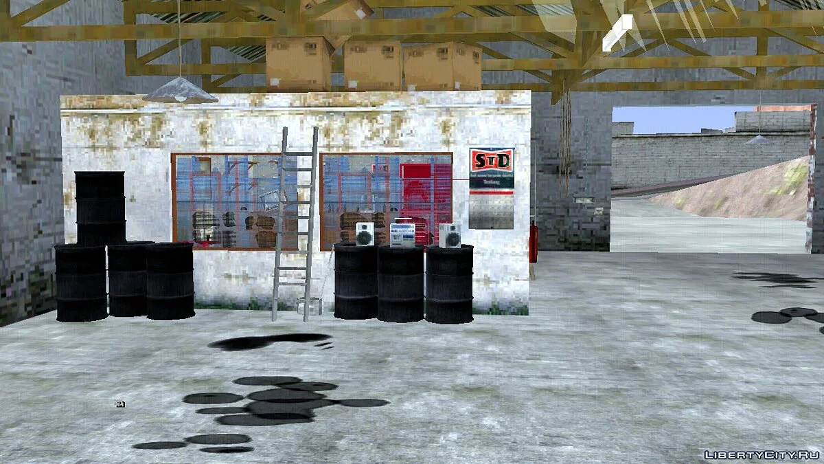 Вход в гараж в Доэрти / GTA San Andreas (iOS, Android)