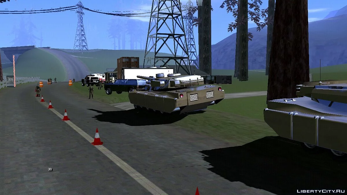 Блокпост полиции  / GTA San Andreas (iOS, Android)