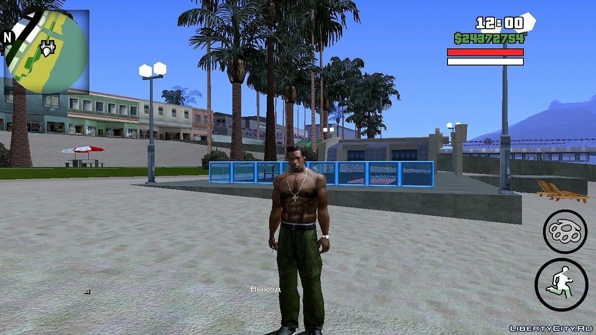 Скачать Иконка спортивного зала на пляже для GTA San Andreas (iOS, Android)