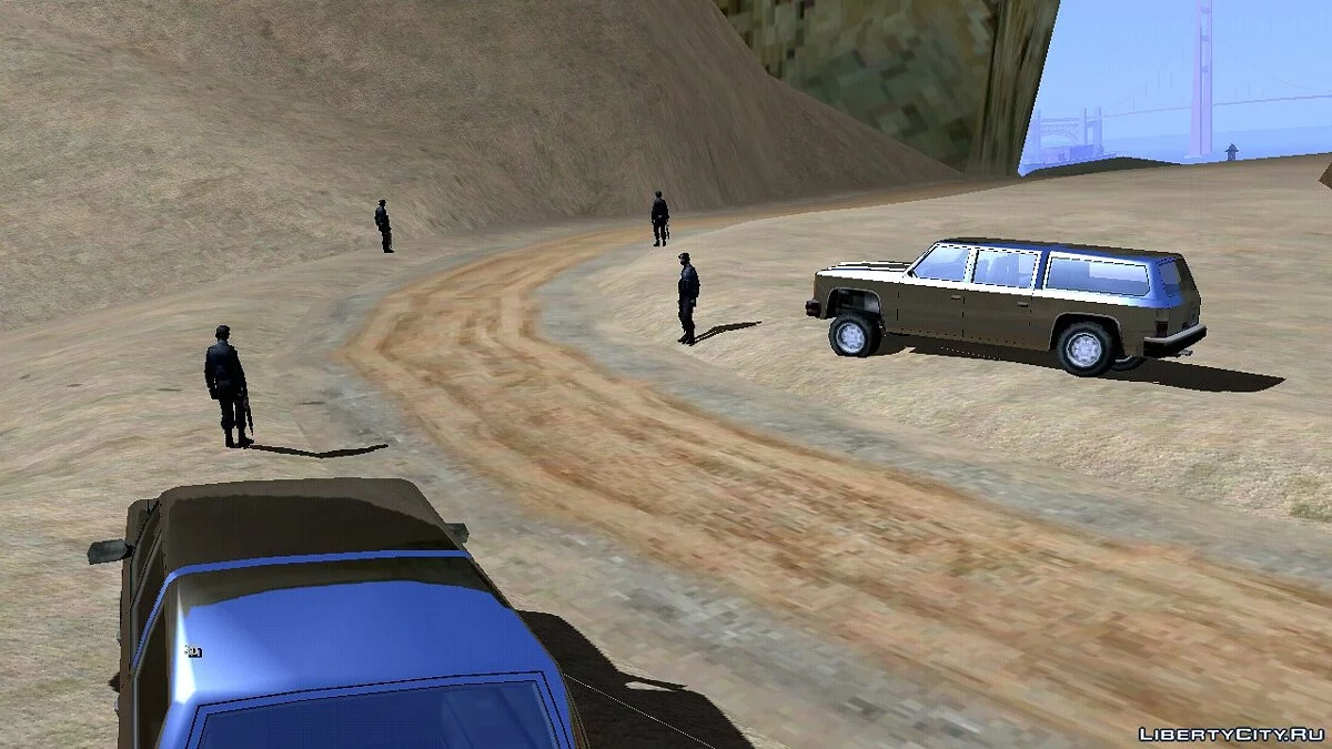 Контрольно-пропускной пункт полиции / GTA San Andreas (iOS, Android)