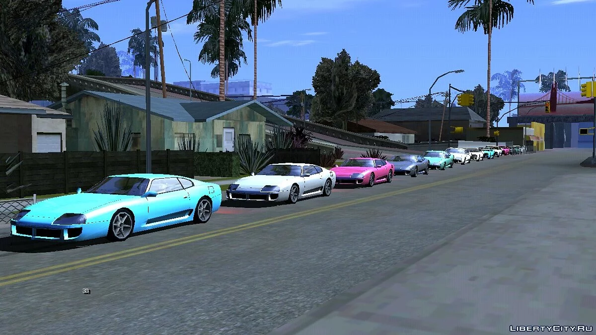 Конвой машин / GTA San Andreas (iOS, Android)