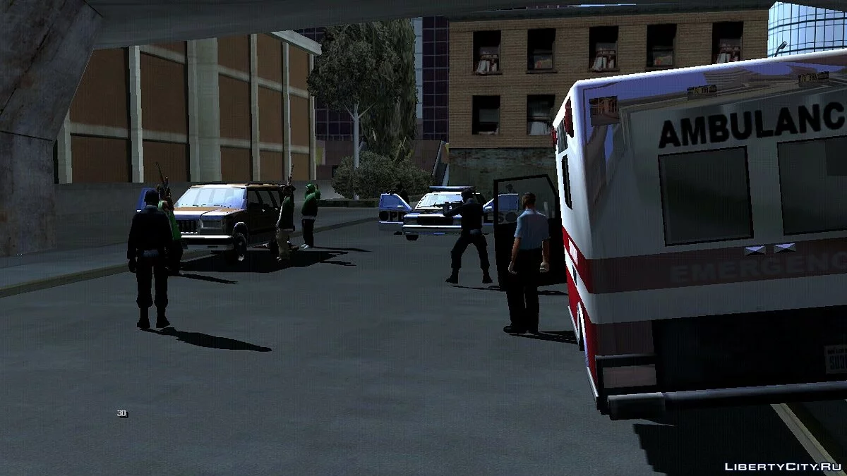 Криминальная сцена / GTA San Andreas (iOS, Android)