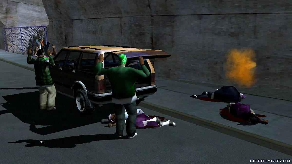 Криминальная сцена / GTA San Andreas (iOS, Android)