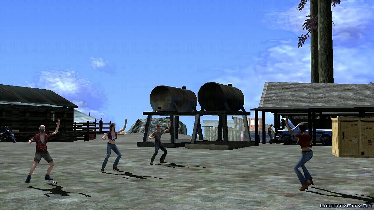 Лагерь Альтруистов на горе Чилиад / GTA San Andreas (iOS, Android)