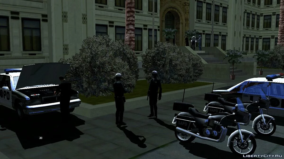 Оживление полицейского участка в Лос-Сантосе / GTA San Andreas (iOS, Android)