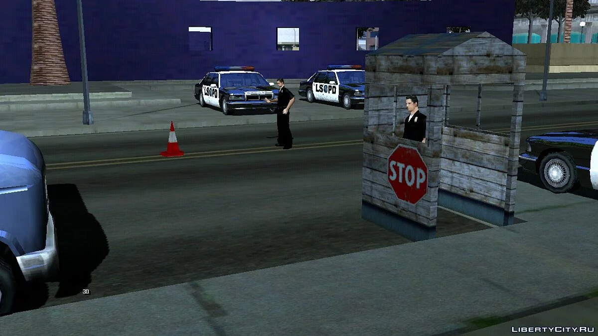 Оживление полицейского участка в Лос-Сантосе / GTA San Andreas (iOS, Android)