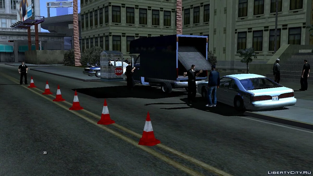 Оживление полицейского участка в Лос-Сантосе / GTA San Andreas (iOS, Android)