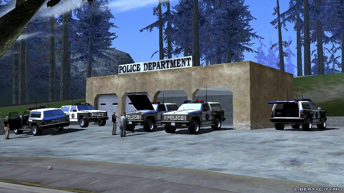 Оживление всех полицейских участков  / GTA San Andreas (iOS, Android)