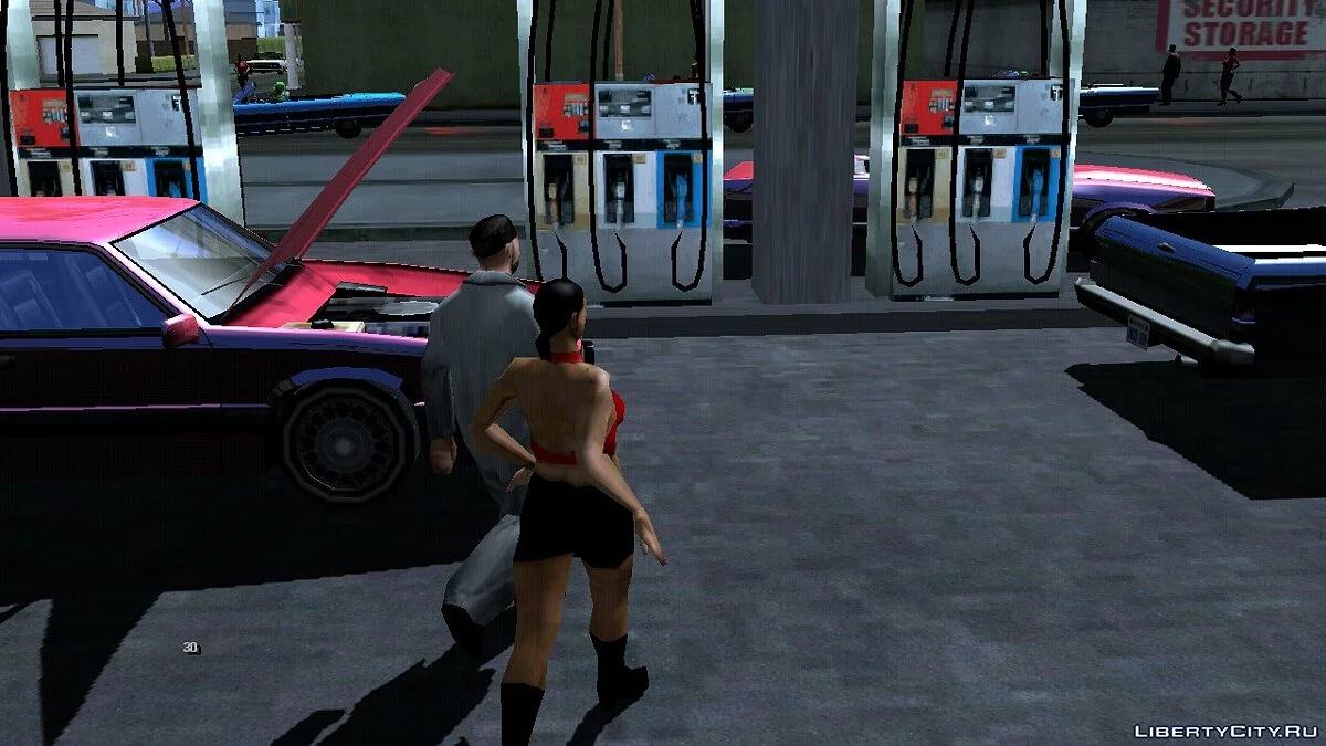 Оживление заправки в Лос-Сантосе / GTA San Andreas (iOS, Android)