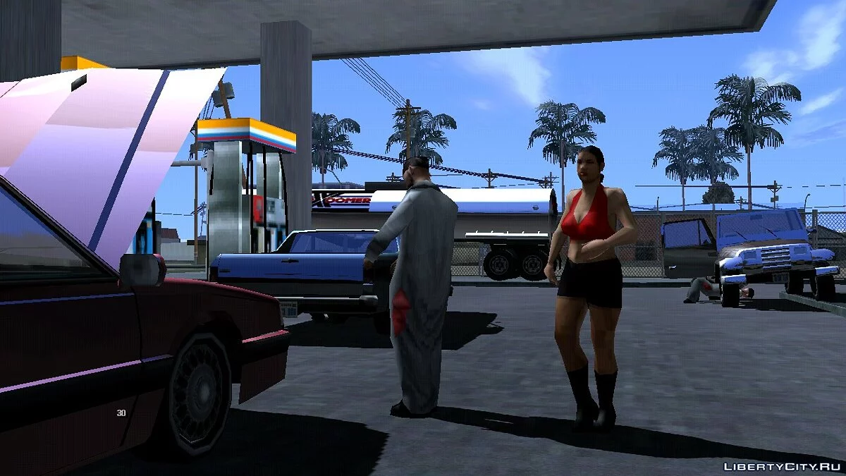 Оживление заправки в Лос-Сантосе / GTA San Andreas (iOS, Android)