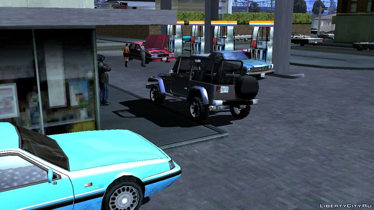 Оживление заправки в Лос-Сантосе / GTA San Andreas (iOS, Android)