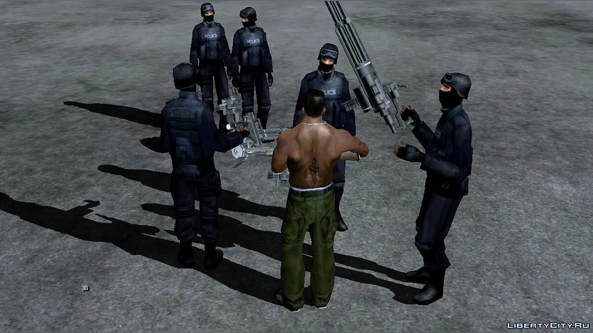 Позвать на помощь SWAT  / GTA San Andreas (iOS, Android)
