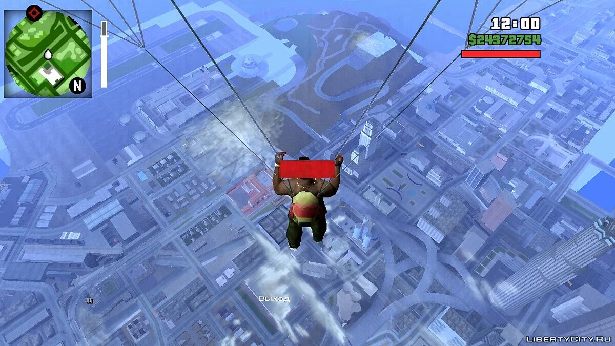 Прыжки с парашютом  / GTA San Andreas (iOS, Android)