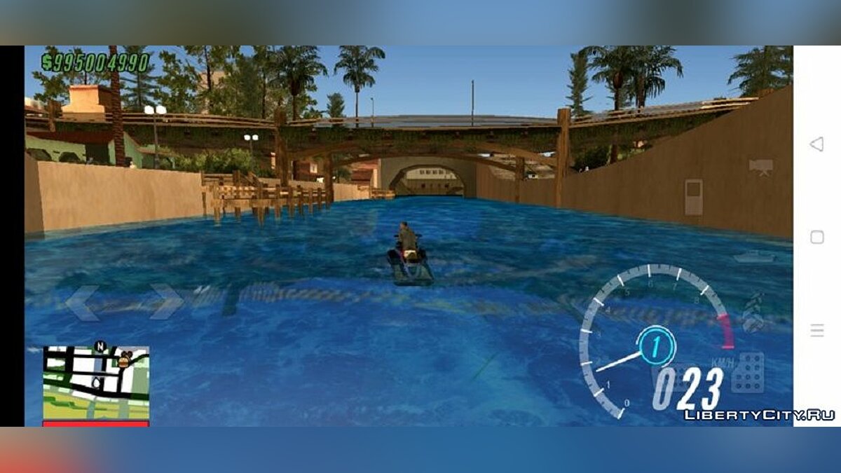 Замена (beta) water shader.csi в GTA San Andreas (iOS, Android) (1 файл)