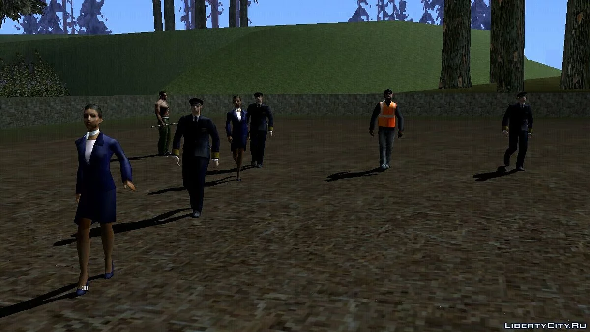 Спавн людей / GTA San Andreas (iOS, Android)