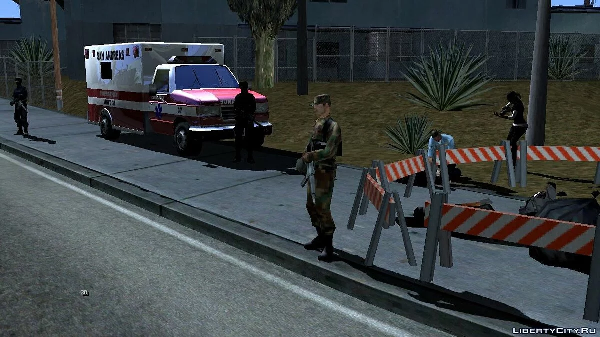 Страшное преступление (Криминальная сцена) / GTA San Andreas (iOS, Android)