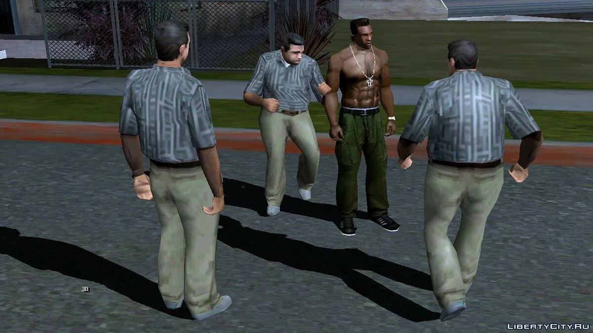 Агрессивные мужчины  / GTA San Andreas (iOS, Android)